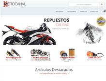 Tablet Screenshot of motocanal.com